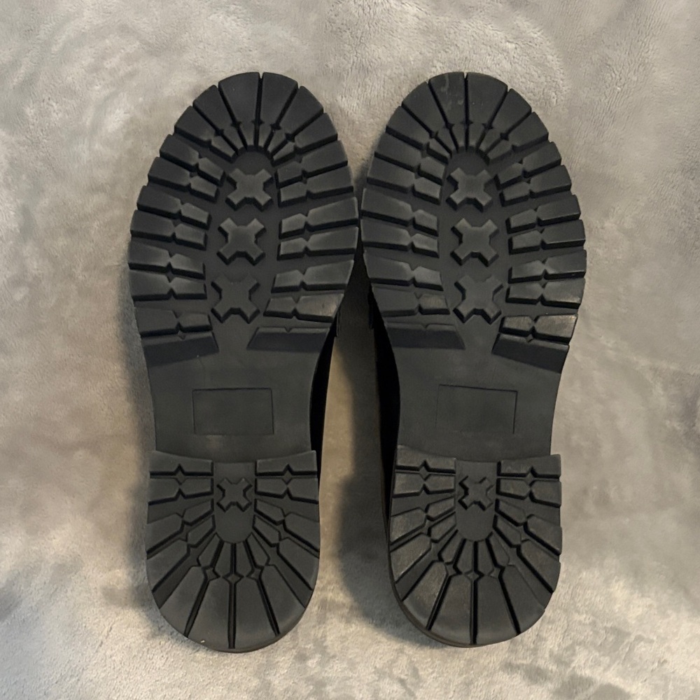 Dolce Vita Black Leather Loafers for Women - Picture 5 of 8
